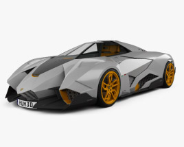 Lamborghini Egoista 2014 3D model