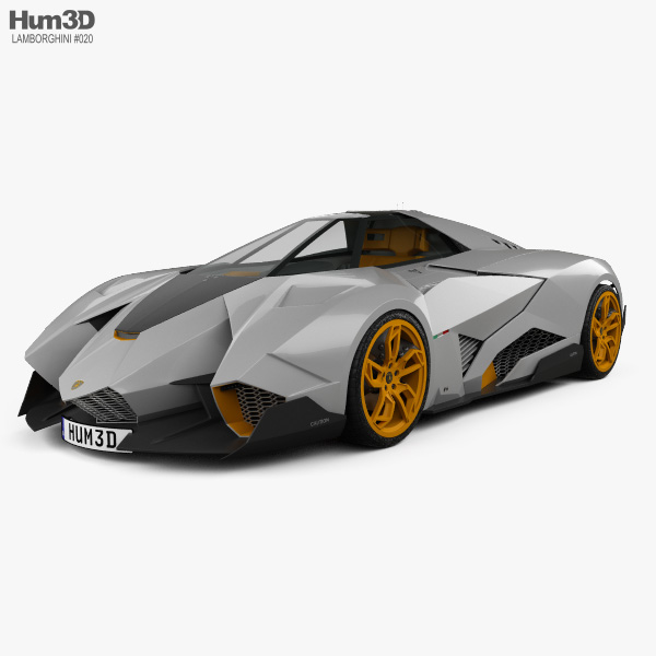Lamborghini Egoista 2014 3D-Modell