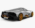 Lamborghini Egoista 2014 3D模型 后视图