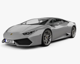 3D model of Lamborghini Huracan 2017