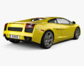Lamborghini Gallardo 2014 3Dモデル 後ろ姿