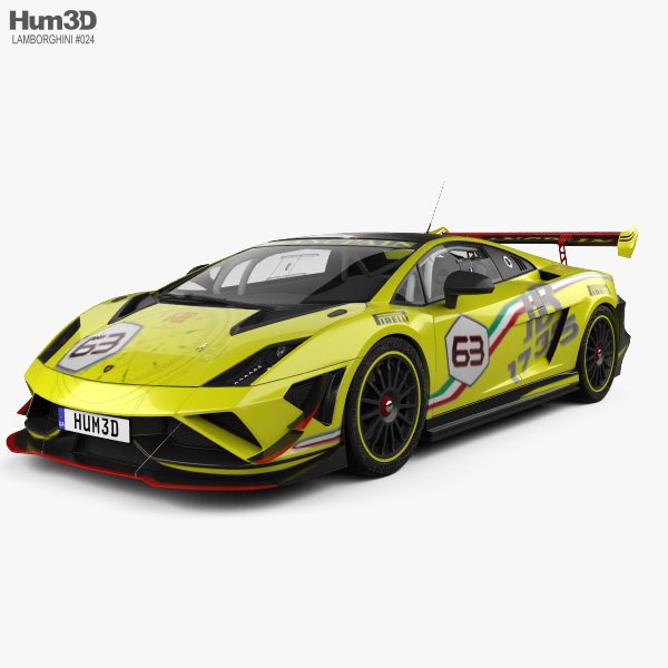Lamborghini Gallardo LP 570-4 Super Trofeo 2016 Modèle 3D