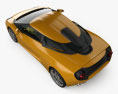 Lamborghini 5-95 Zagato 2014 3D-Modell Draufsicht
