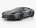 Lamborghini Asterion LPI 910-4 2017 3D модель wire render