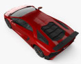 Lamborghini Aventador LP 750-4 Superveloce 2018 3D模型 顶视图