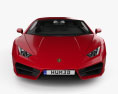 Lamborghini Huracan LP 580-2 2018 3D 모델  front view