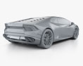 Lamborghini Huracan LP 580-2 2018 3D модель