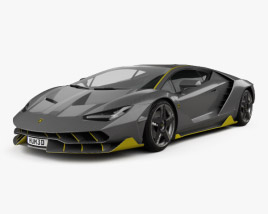 3D model of Lamborghini Centenario 2020