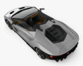 Lamborghini Centenario 雙座敞篷車 2020 3D模型 顶视图