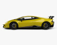 Lamborghini Huracan Performante 2020 3D模型 侧视图