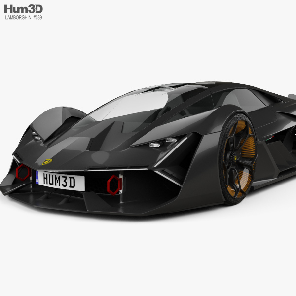 360 view of Lamborghini Terzo Millennio 2017 3D model - 3DModels store