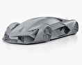 Lamborghini Terzo Millennio 2017 3D модель clay render
