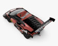 Lamborghini Gallardo Mad Croc 2018 3D模型 顶视图