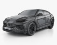 Lamborghini Urus 2020 3D-Modell wire render