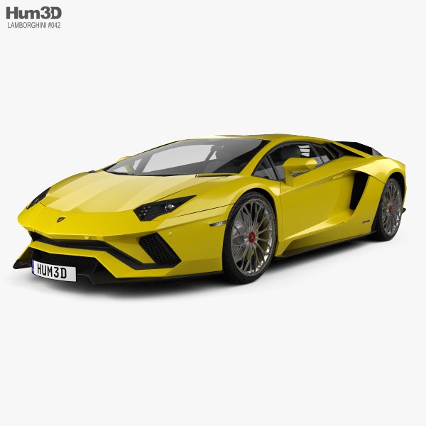 Lamborghini Aventador S 2020 3D model