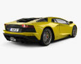 Lamborghini Aventador S 2020 3D-Modell Rückansicht