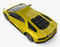 Lamborghini Aventador S 2020 3D-Modell Draufsicht