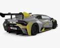 Lamborghini Huracan Super Trofeo Evo Race 2021 3Dモデル 後ろ姿