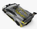 Lamborghini Huracan Super Trofeo Evo Race 2021 Modello 3D vista dall'alto