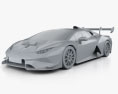 Lamborghini Huracan Super Trofeo Evo Race 2021 3D模型 clay render