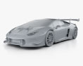 Lamborghini Huracan Super Trofeo 인테리어 가 있는 2017 3D 모델  clay render