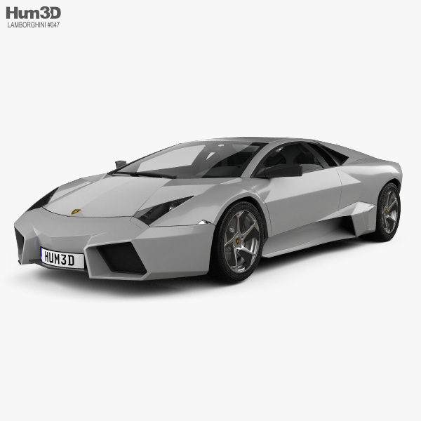 Lamborghini Reventon avec Intérieur 2009 Modèle 3D