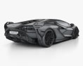 Lamborghini Sian mit Innenraum 2023 3D-Modell