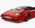 Lamborghini Countach Turbo 1988 3D модель