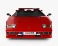Lamborghini Countach Turbo 1988 Modello 3D vista frontale