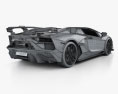 Lamborghini Aventador SVJ 雙座敞篷車 2020 3D模型