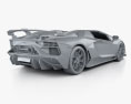 Lamborghini Aventador SVJ Родстер 2020 3D модель