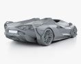 Lamborghini Sian 로드스터 2023 3D 모델 