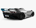 Lamborghini SC20 2021 3Dモデル 後ろ姿