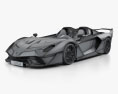 Lamborghini SC20 2021 3D模型 wire render