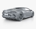 Lamborghini Huracan EVO RWD Spyder с детальным интерьером 2024 3D модель