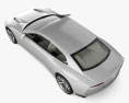 Lamborghini Estoque 인테리어 가 있는 2011 3D 모델  top view