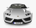 Lamborghini Estoque з детальним інтер'єром 2011 3D модель front view