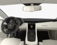 Lamborghini Estoque з детальним інтер'єром 2011 3D модель dashboard