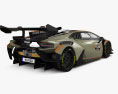 Lamborghini Huracan Super Trofeo Evo Race 2024 3D 모델  back view