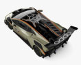 Lamborghini Huracan Super Trofeo Evo Race 2024 3D模型 顶视图