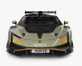 Lamborghini Huracan Super Trofeo Evo Race 2024 Modello 3D vista frontale