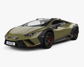 3D model of Lamborghini Huracan Sterrato 2024