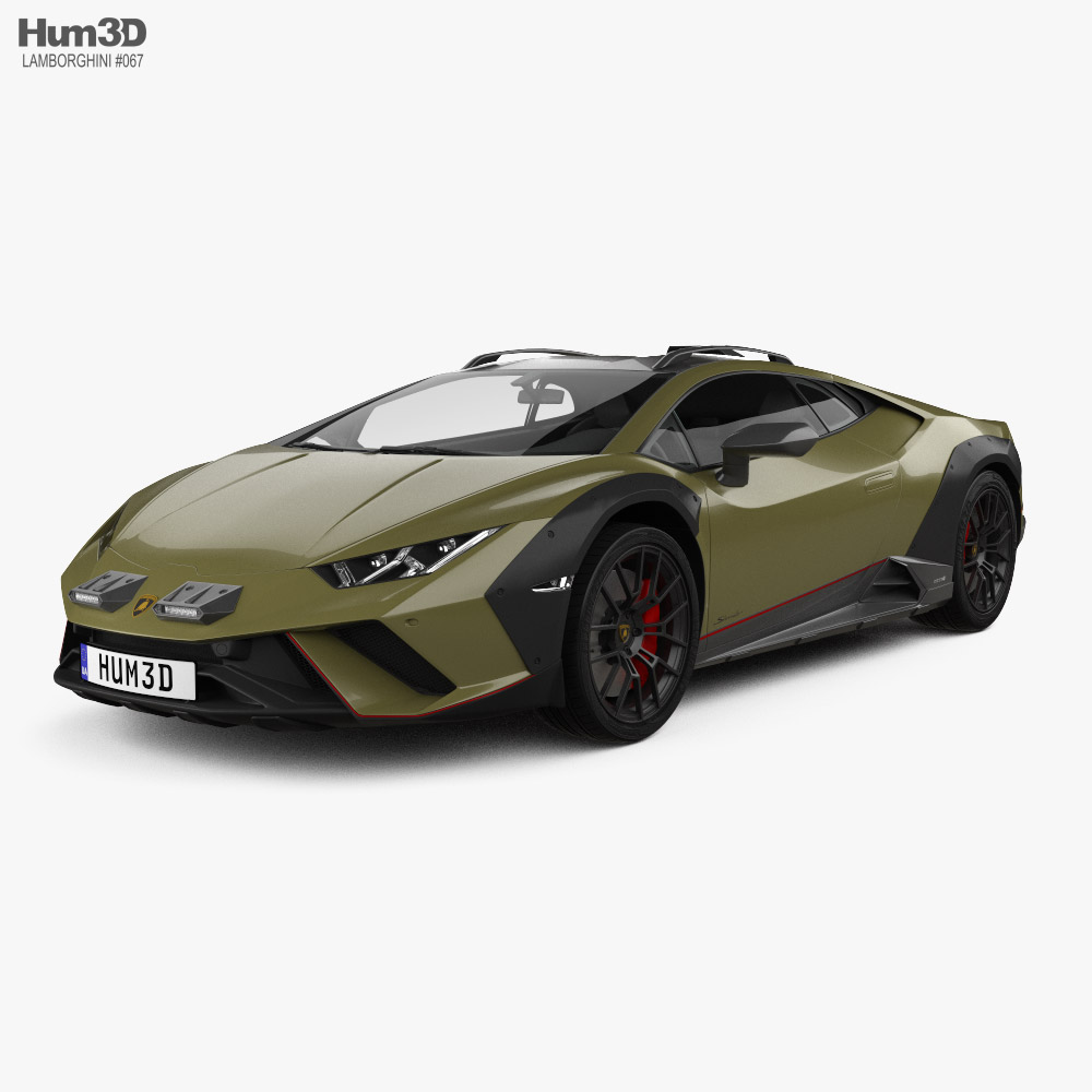 Lamborghini Huracan Sterrato 2023 3Dモデル