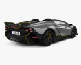 Lamborghini Autentica 2024 3D-Modell Rückansicht