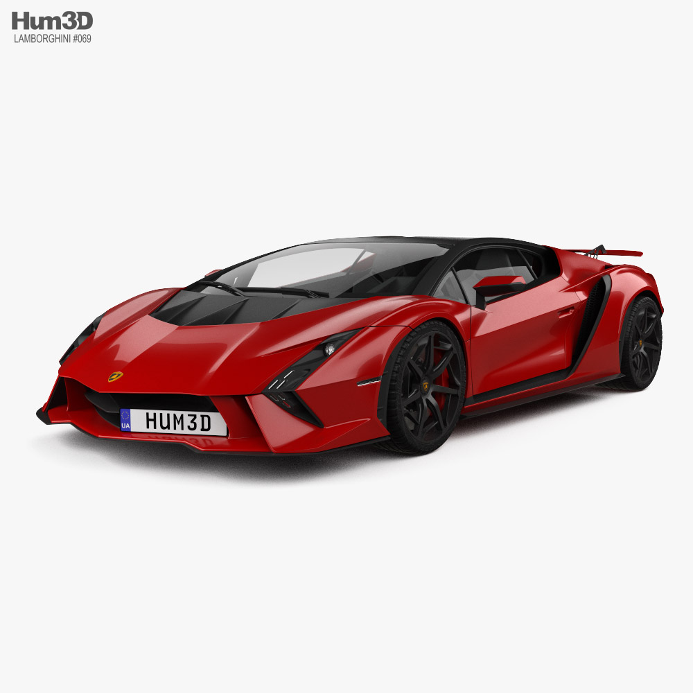 Lamborghini Invencible 2023 3D-Modell