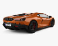 Lamborghini Revuelto 2024 3D模型 后视图