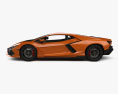 Lamborghini Revuelto 2024 3D模型 侧视图