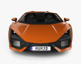 Lamborghini Revuelto 2024 Modelo 3D vista frontal