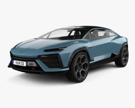 Lamborghini Lanzador 2024 3D模型