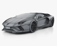 Lamborghini Aventador LP 780 4 Ultimae LB834 2024 3D模型 wire render